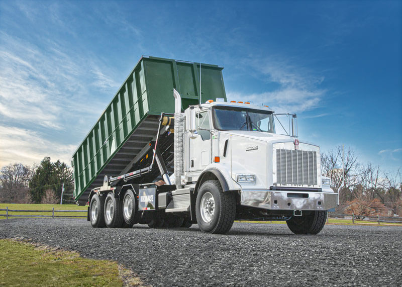 Positive Service Verification software for Rolloff Trucks